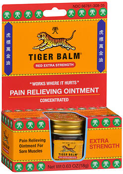 Tiger Balm Pain Relieving Ointment Red Extra Strength