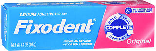 Fixodent Complete Denture Adhesive Cream Original