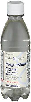 Foster & Thrive Magnesium Citrate Saline Laxative Oral Solution Cherry