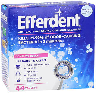 Efferdent Anti-Bacterial Dental Appliance Cleanser