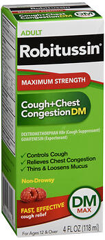 Robitussin Adult Cough + Chest Congestion DM Liquid Maximum Strength