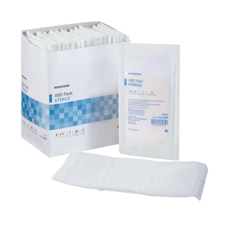 McKesson White Sterile Abdominal Pads