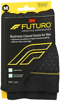 3M FUTURO Business Casual Socks for Men M