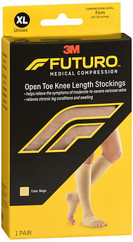 3M FUTURO Open Toe/Open Heel Knee Length Stocking XL