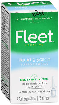 Fleet Liquid Glycerin Suppositories Laxative