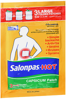 Salonpas-Hot Capsicum Patches Large
