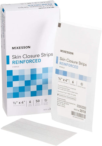 McKesson Skin Closure Strips Reinforced Sterile