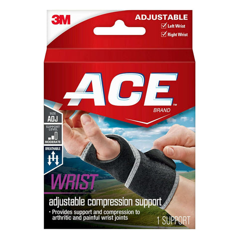 ACE Brand Wrist ADJ Compression Support