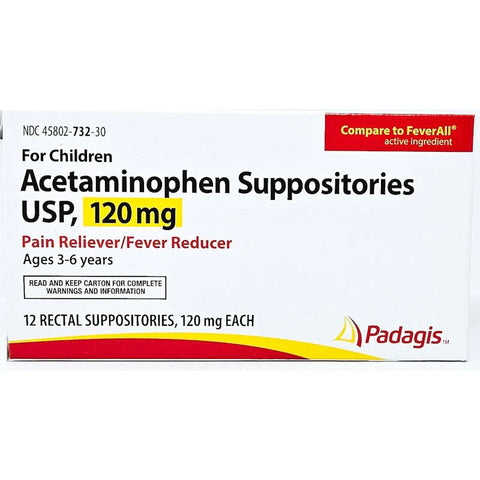 ACETAMINOPHEN 120 MG SUPPOS OUTER