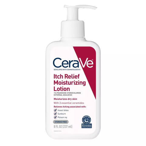 CeraVe Itch Relief Moisturizing Lotion for Dry and Itchy Skin Unscented
