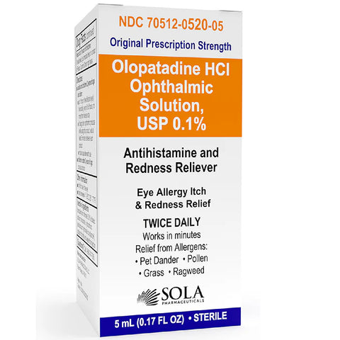 Olopatadine HCl Ophthalmic Solution, USP 0.1%