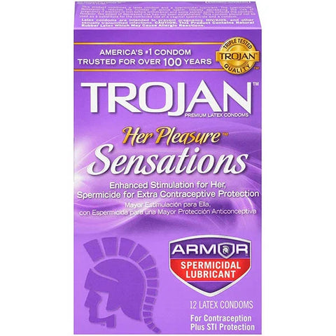 TROJAN PLEAS SPERM HER 12