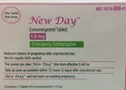 New Day Contraceptive Pill for Women Levonorgestrol Tablet Emergency 1.5mg 1 Ct