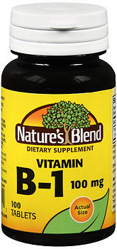 Nature's Blend Vitamin B-1 100 Tablet 100mg