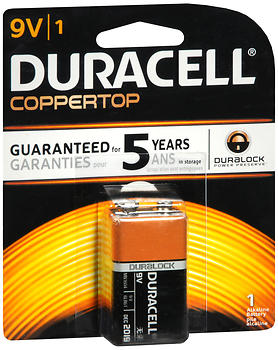 Duracell Alkaline Battery 9V