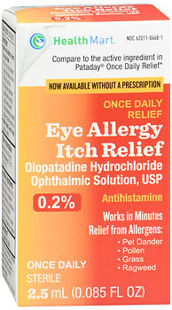 Health Mart Eye Itch Relief Antihistamine Eye Drops 0.17 OZ