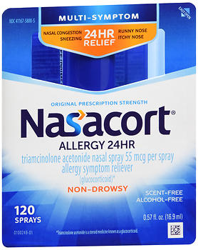 Nasacort Allergy 24 Hr Spray 120 Metered Sprays