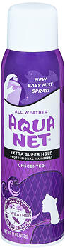 AQUA NET PROFESSIONAL HAIR SPRAY EXTRA SUPER HOLD UNSCENTED