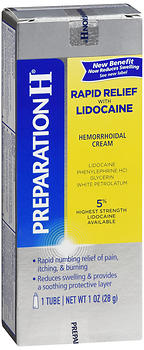 Preparation H Hemorrhoidal Cream Rapid Relief