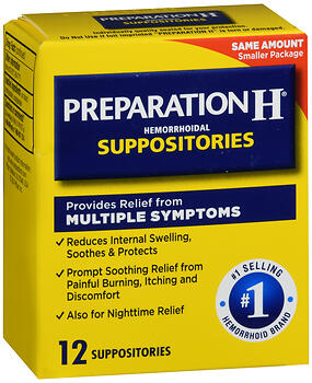 Preparation H Hemorrhoidal Suppositories