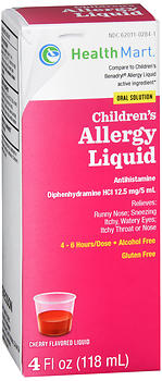 Health Mart Children's Allergy Liquid Cherry 4 oz
