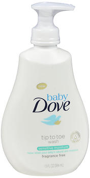 Baby Dove Tip To Toe Wash Sensitive Moisture Fragrance Free 13 oz