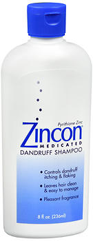 Zincon Medicated Dandruff Shampoo 8 OZ