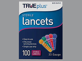 TRUEPLUS 33G LANCETS