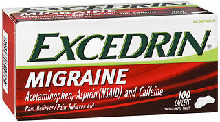 Excedrin Migraine Caplets 100 CP