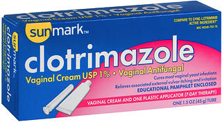 Sunmark Clotrimazole Vaginal Antifungal Cream 1.5 OZ