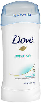Dove Anti-Perspirant Deodorant Invisible Solid Sensitive 2.6 OZ