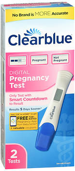 Clearblue Digital Pregnancy Tests 2 EA
