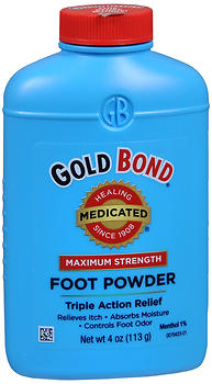 Gold Bond Medicated Foot Powder Maximum Strength 4 OZ