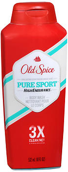 Old Spice High Endurance Body Wash Pure Sport 18 OZ