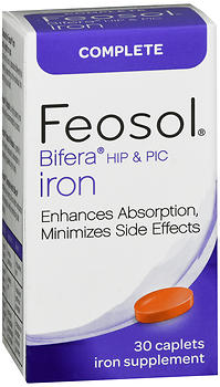 Feosol Complete Bifera HIP & PIC Iron Caplets 30 CP