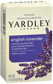 Yardley London Naturally Moisturizing Bath Bar English Lavender 4.25 OZ