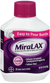 MiraLAX Osmotic Laxative Unflavored Powder 17.9 OZ