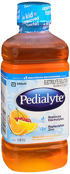 Pedialyte Electrolyte Solution Fruit Flavor 33.8 OZ