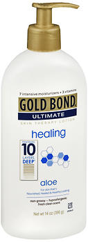 Gold Bond Ultimate Healing Skin Therapy Lotion Aloe 14 OZ