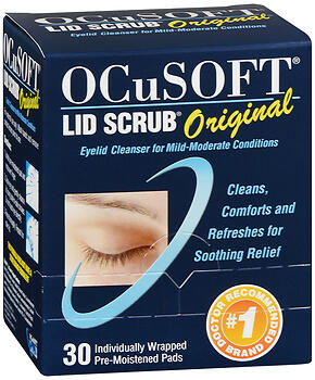 OCuSOFT Lid Scrub Original Eyelid Cleanser Pre-Moistened Pads
