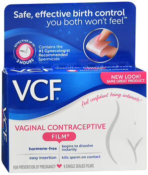 VCF Vaginal Contraceptive Films 9 ea