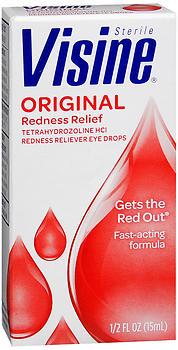 Visine Original Redness Reliever Eye Drops 0.5 OZ