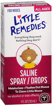 Little Remedies Saline Spray/Drops 1 OZ