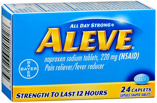 Aleve Pain Reliever/Fever Reducer Caplets 24 CP