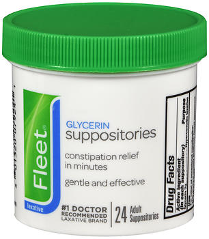 Fleet Glycerin Suppositories Adult