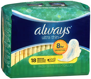 Always Ultra Thin Pads with Flexi-Wings Regular 18 EA