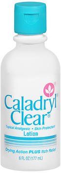 Caladryl Clear Topical Analgesic Skin Protectant Lotion 6 OZ