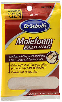 Dr. Scholl's Molefoam Padding Strips 2 EA