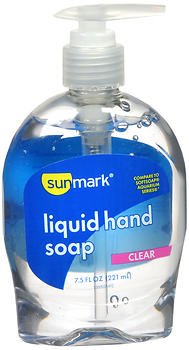 Sunmark Liquid Hand Soap Clear 7.5 OZ