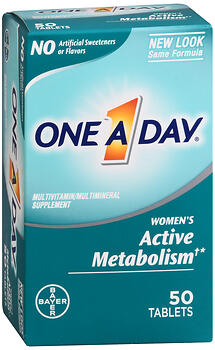 ONE A DAY WOMEN'S ACTIVE METABOLISM MULTIVITAMIN/MULTIMINERAL SUPPLEMENT TABLETS